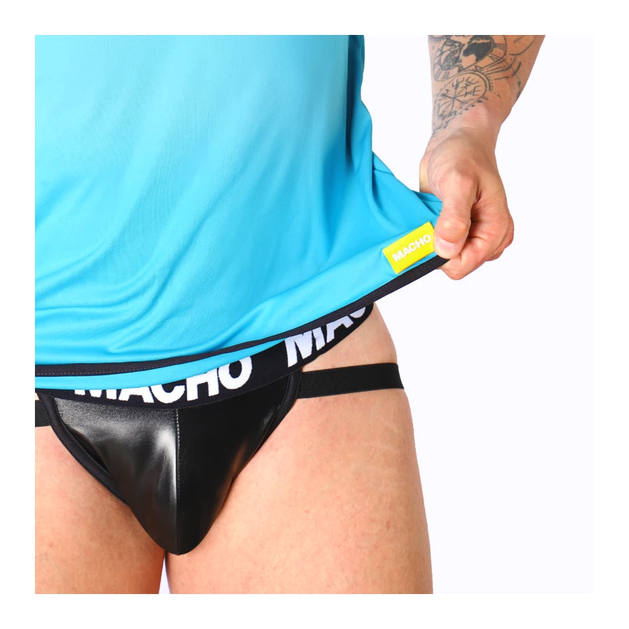 MACHO - T-SHIRT BLU L/XL